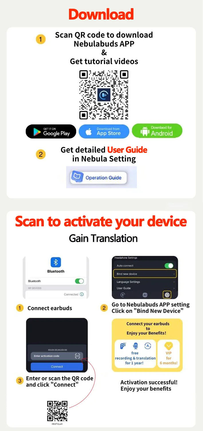 Monster MQT52 AI Translator Earbuds