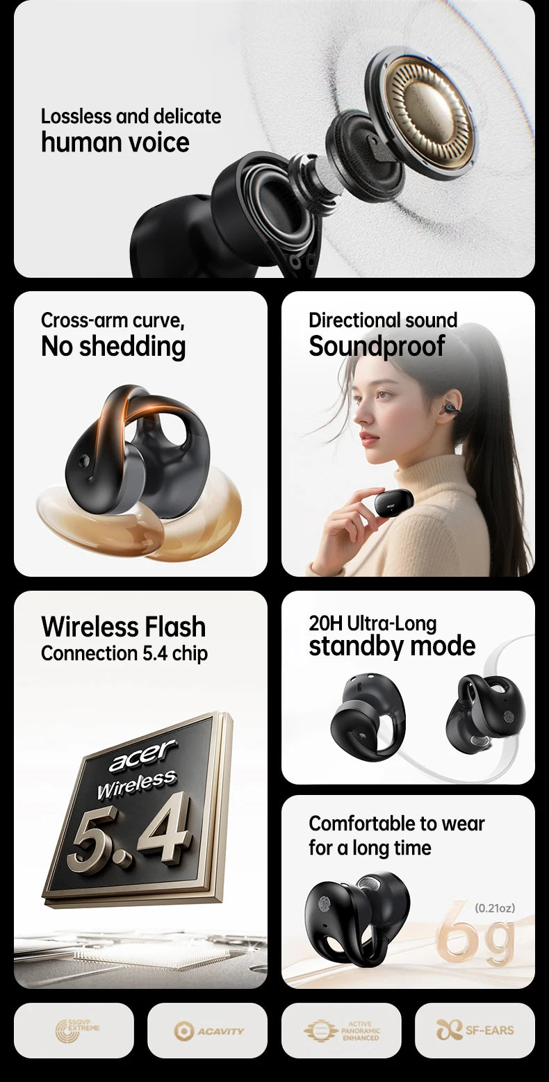 NovaPods™ Clip Wireless Earbuds