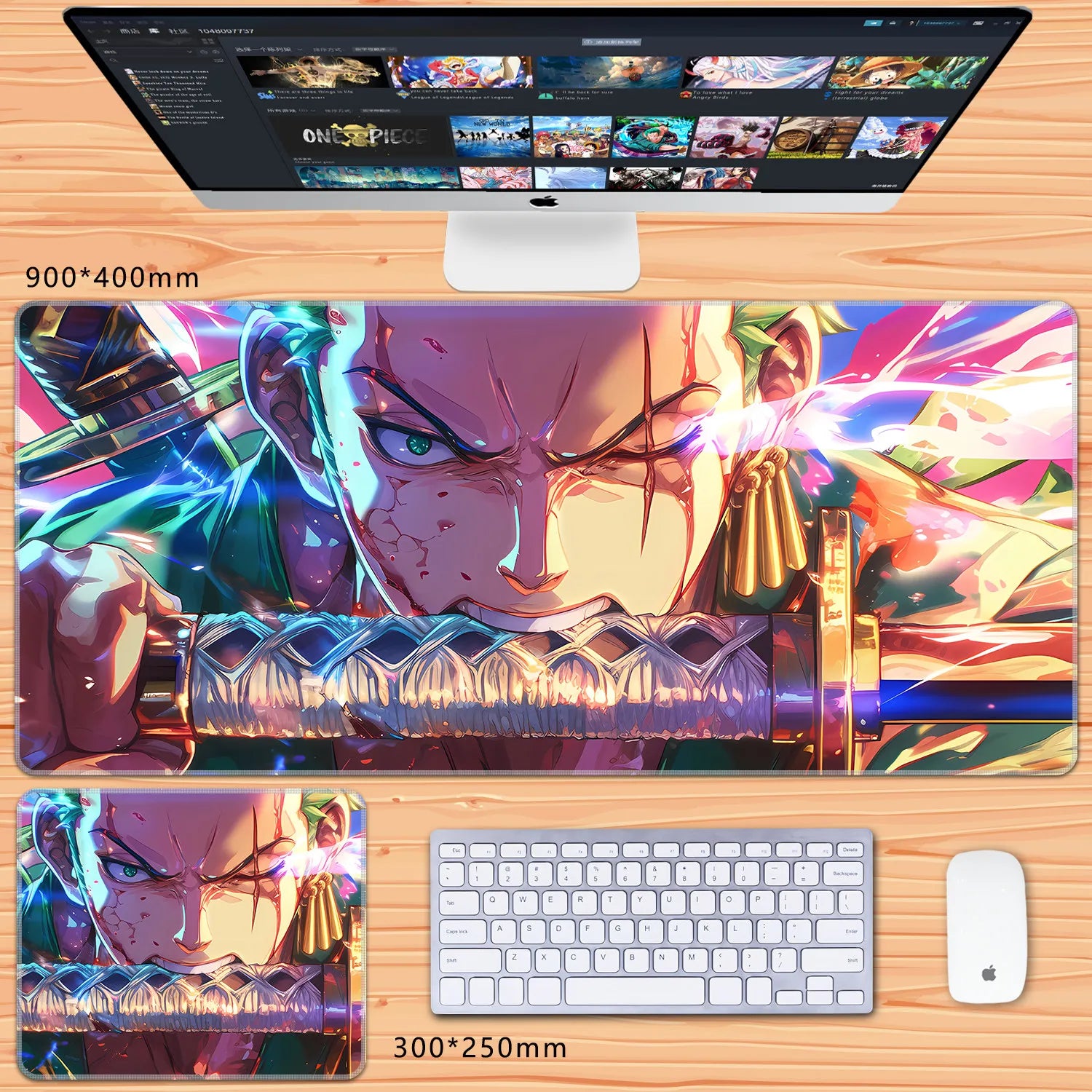 NovaDesk™ Anime XL Gaming Mouse Pad
