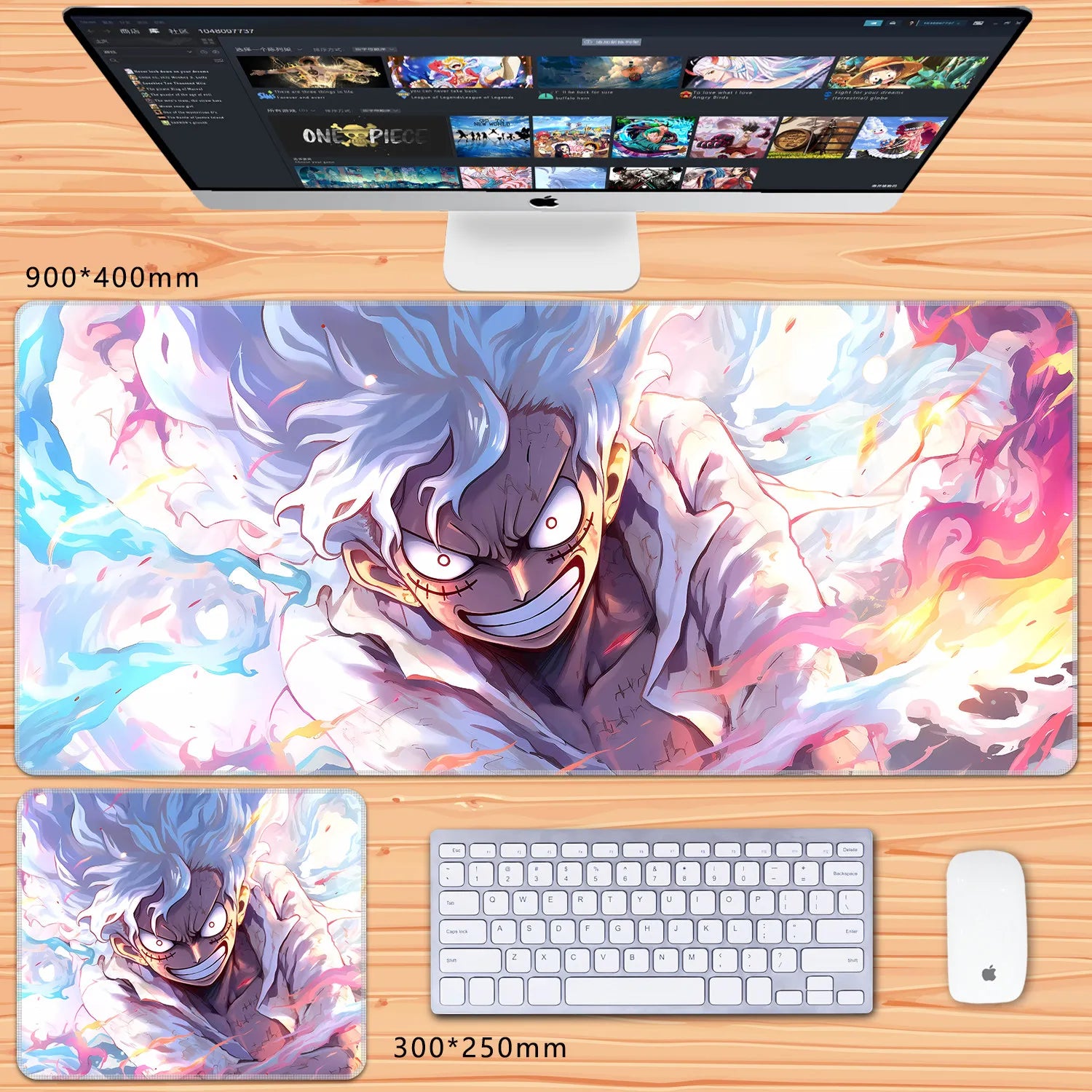 NovaDesk™ Anime XL Gaming Mouse Pad