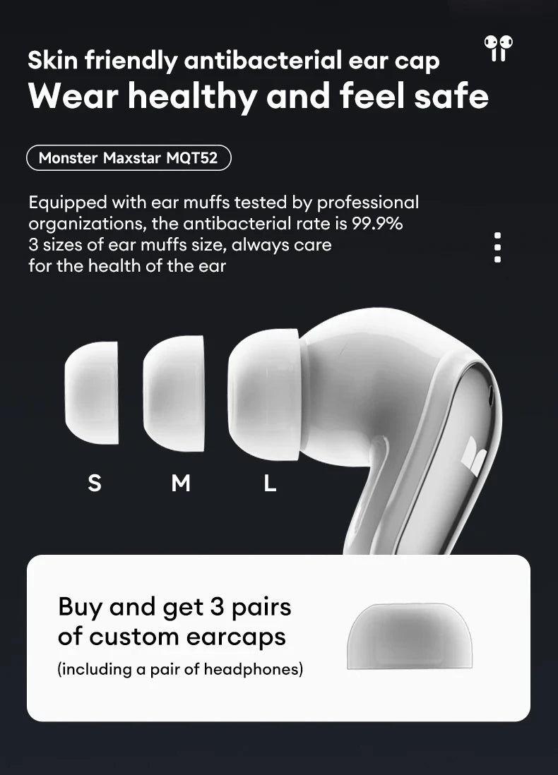 Monster MQT52 AI Translator Earbuds