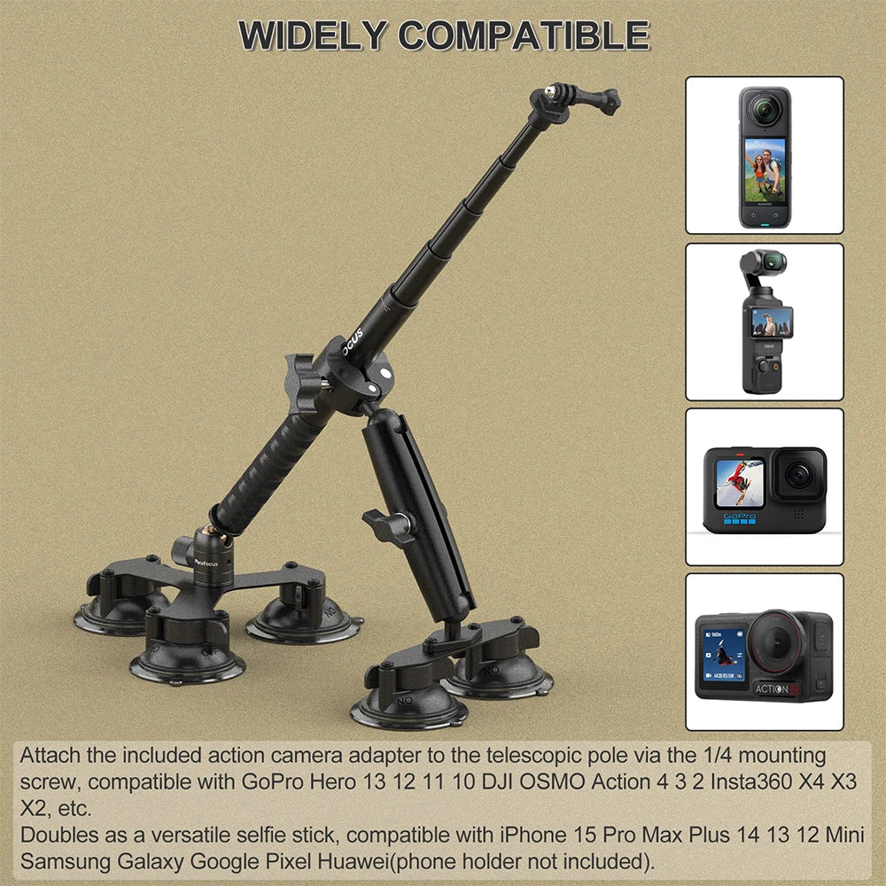 NovaGrip™ Pro Suction Camera Mount