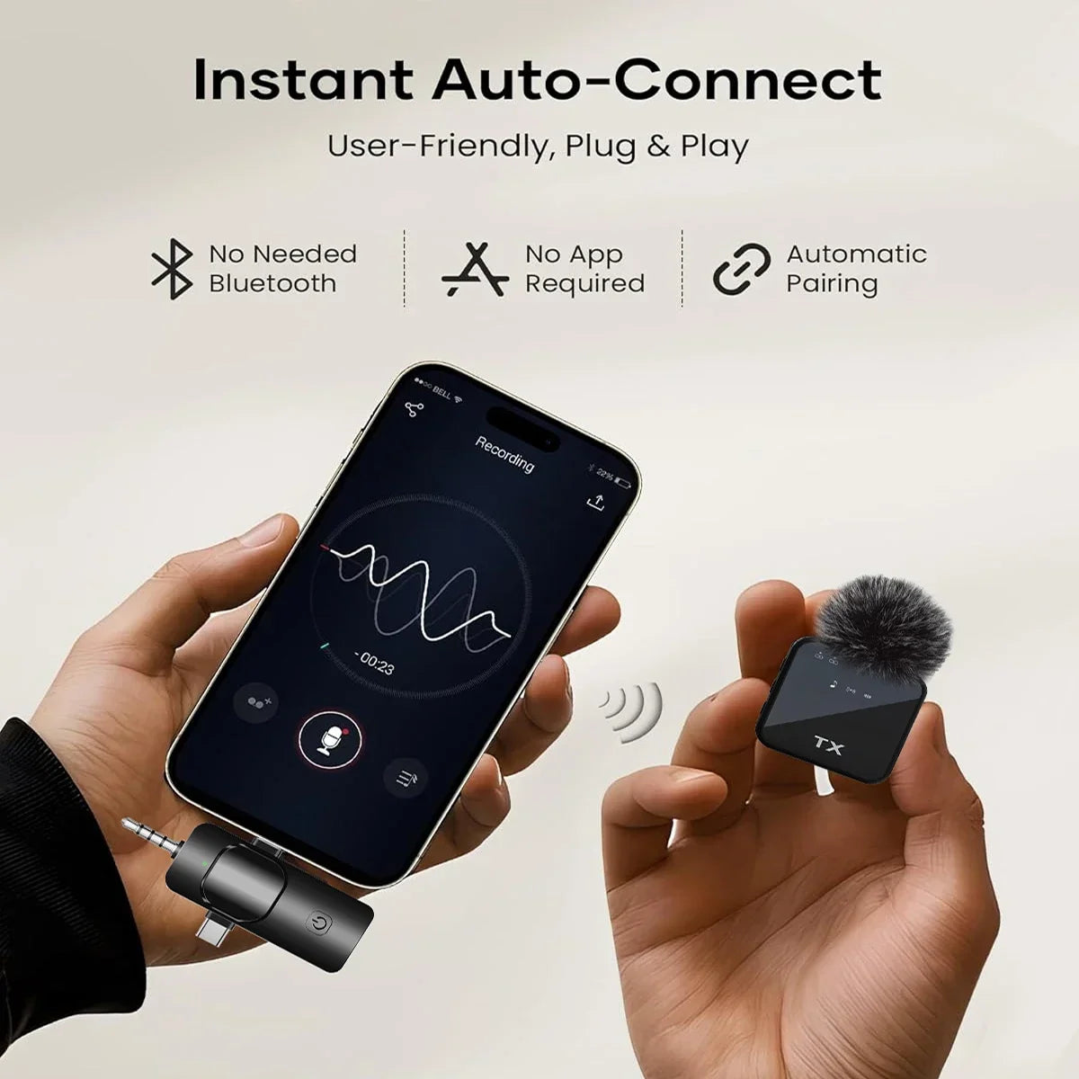 NovaMic™ Wireless Creator Lavalier Microphone