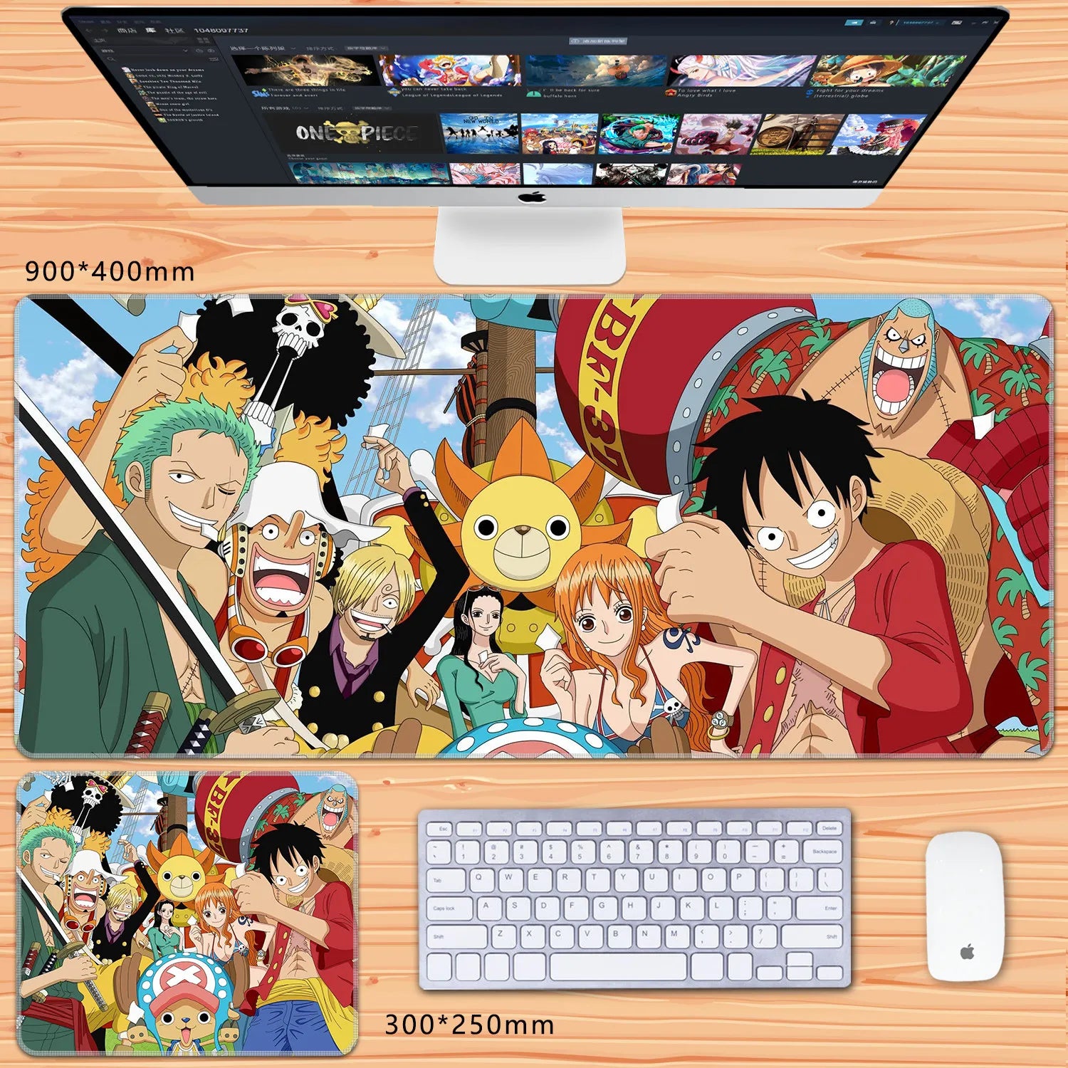 NovaDesk™ Anime XL Gaming Mouse Pad