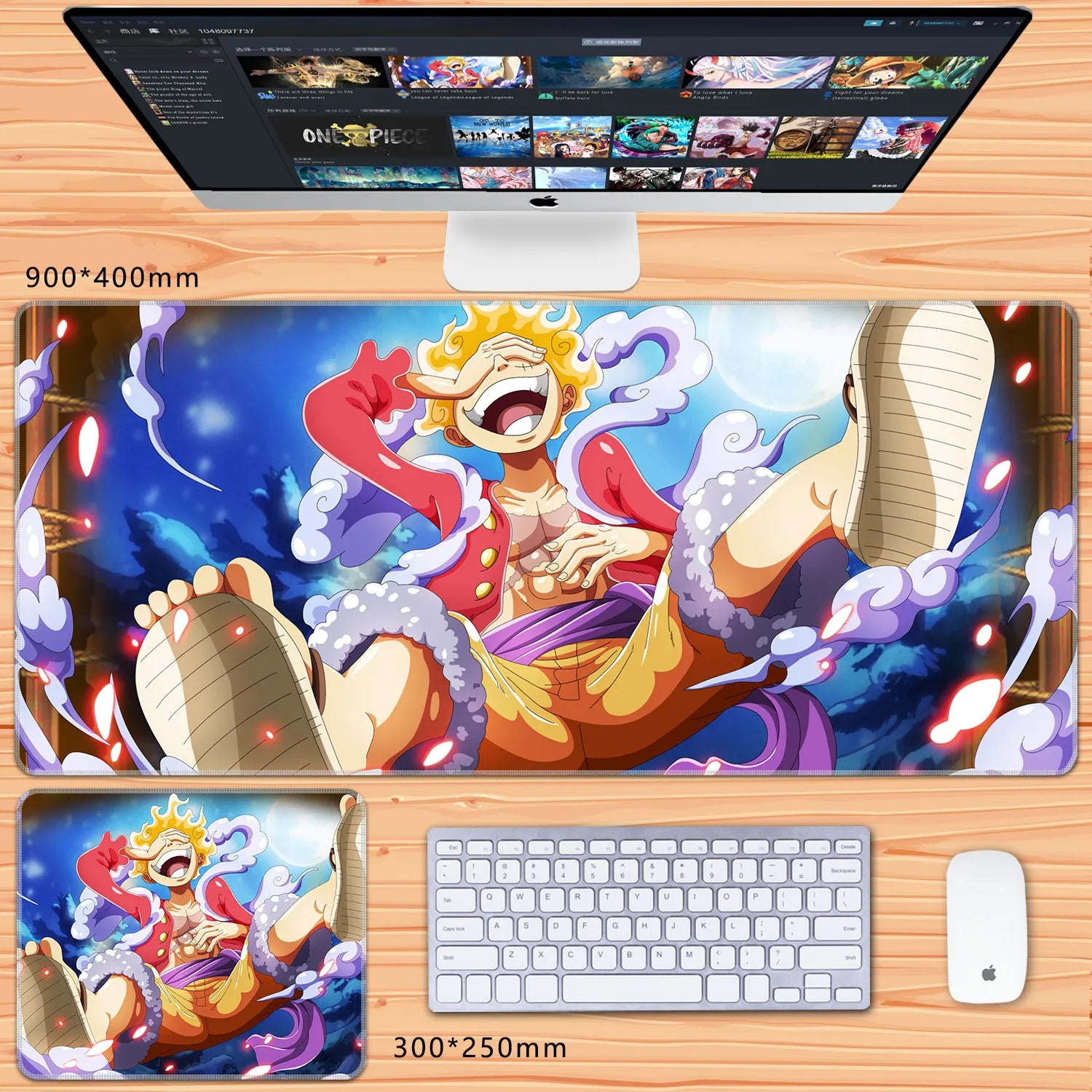 NovaDesk™ Anime XL Gaming Mouse Pad