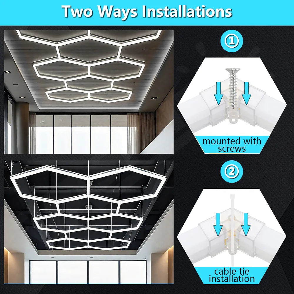 NovaHex™ Smart RGB Garage Lights