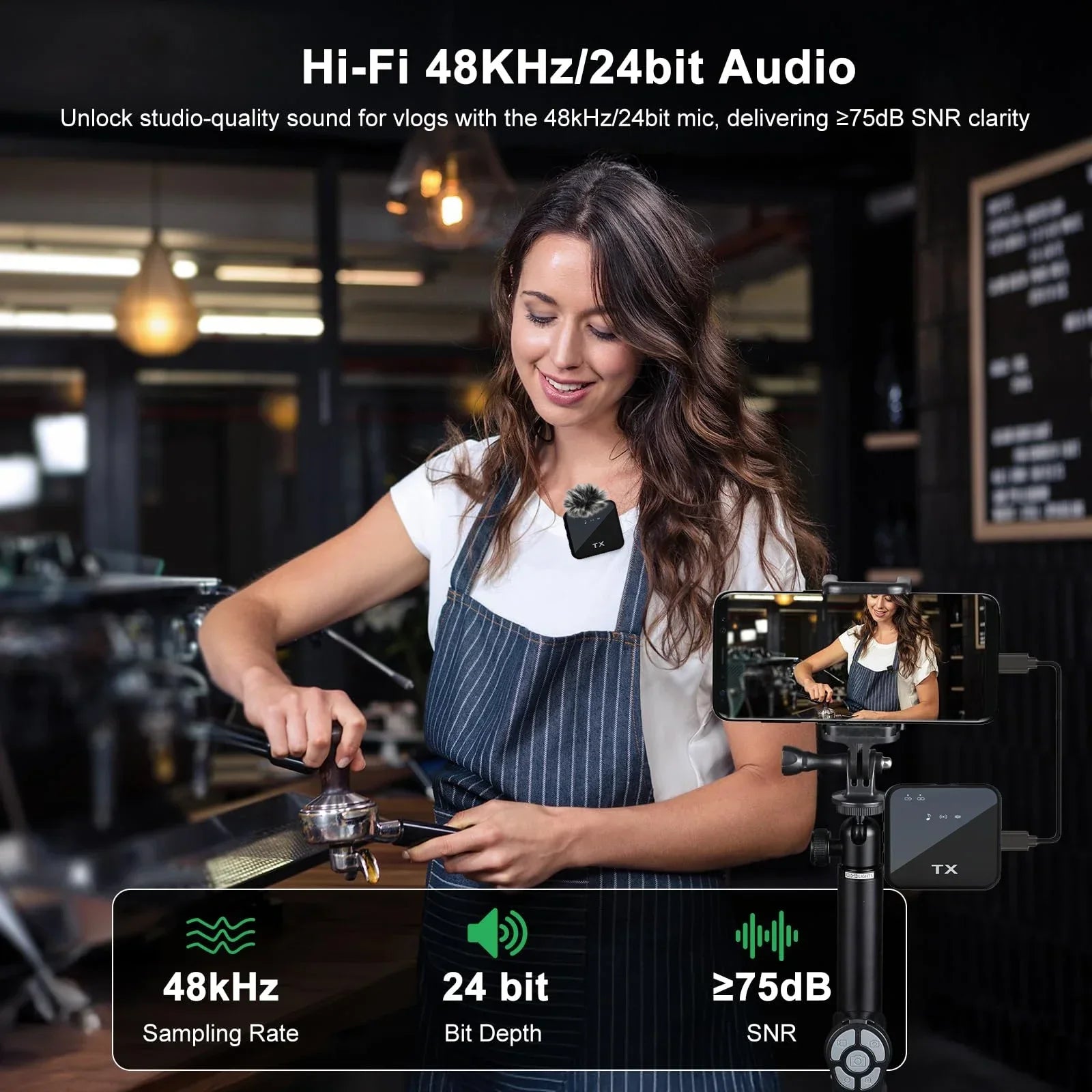 NovaMic™ Wireless Creator Lavalier Microphone