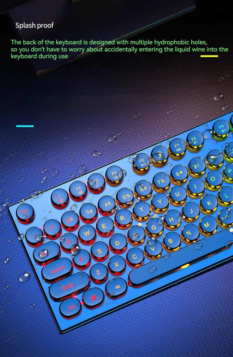 NovaStrike™ Retro RGB Gaming Keyboard