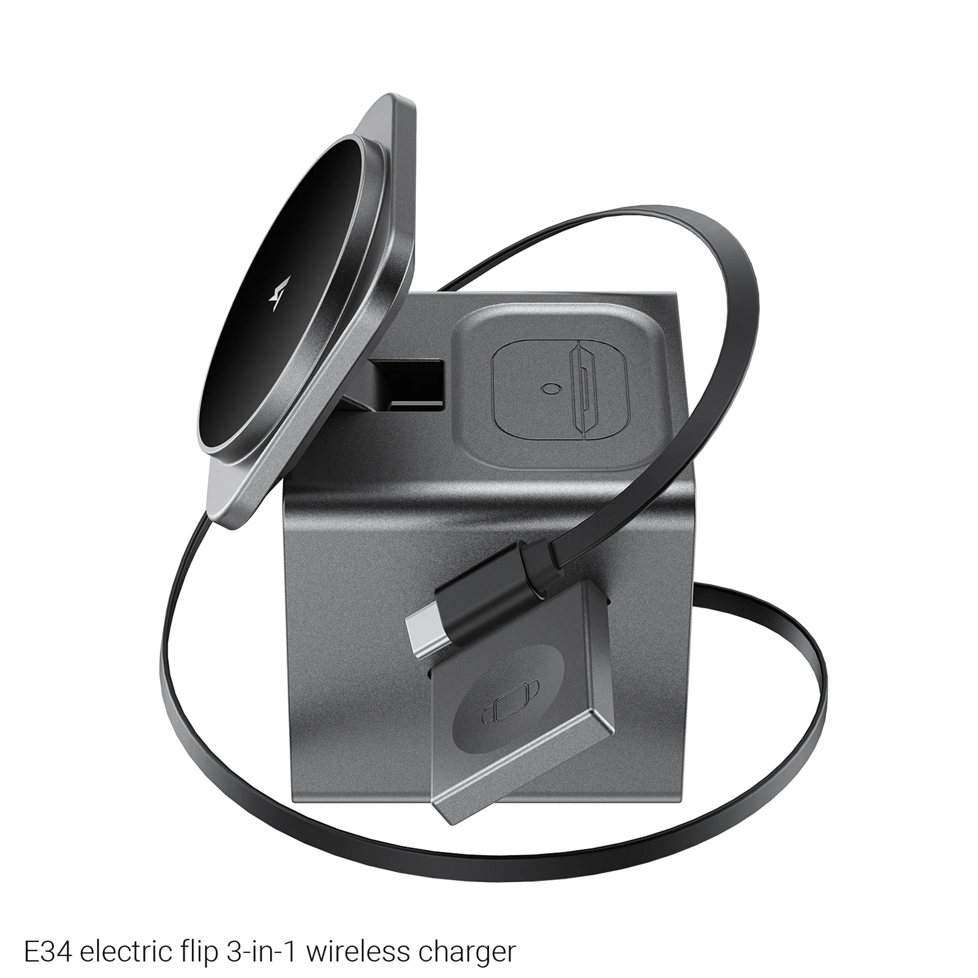 NovaCharge™ 3-in-1 Magnetic Wireless Charging Station