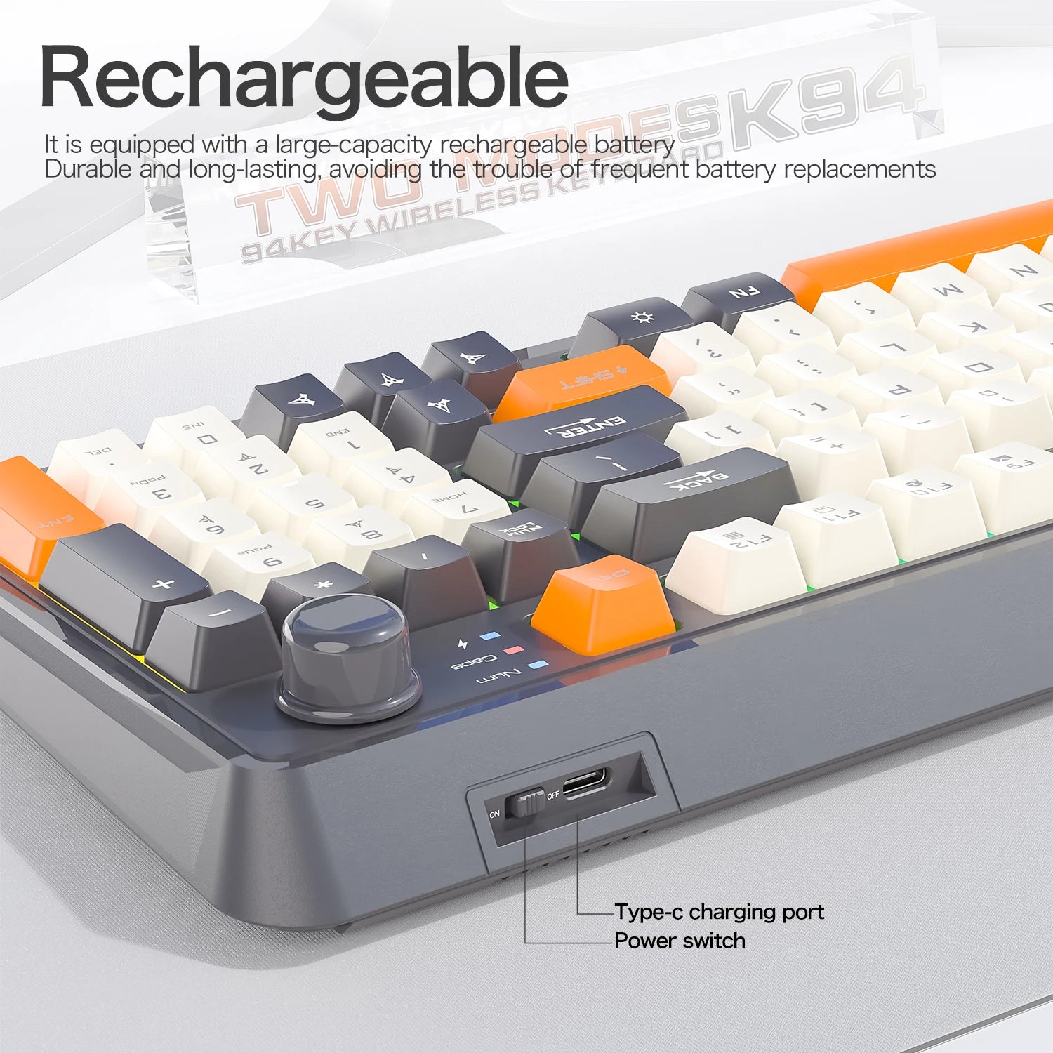 NovaKeys™ K94 Wireless Gaming Keyboard