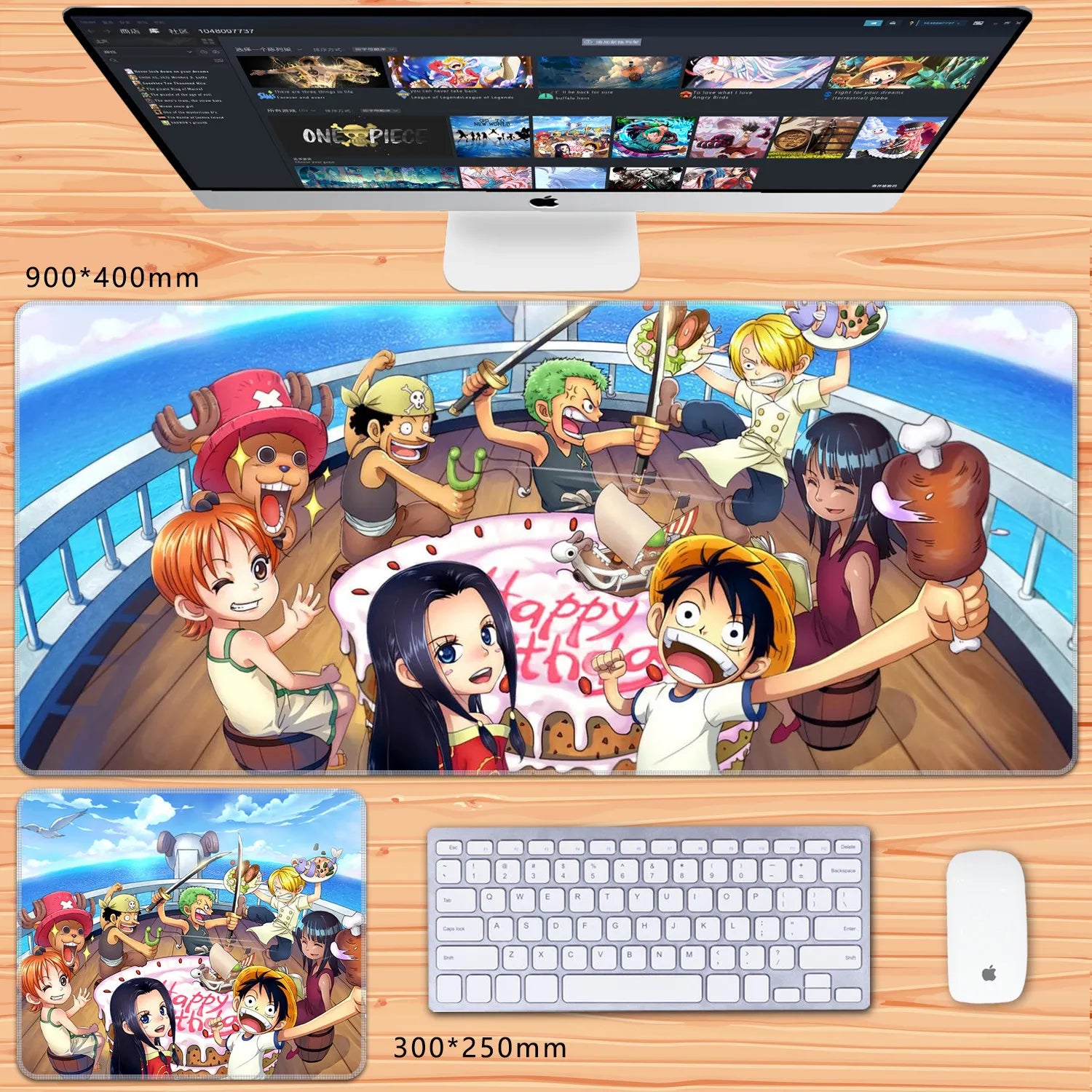 NovaDesk™ Anime XL Gaming Mouse Pad