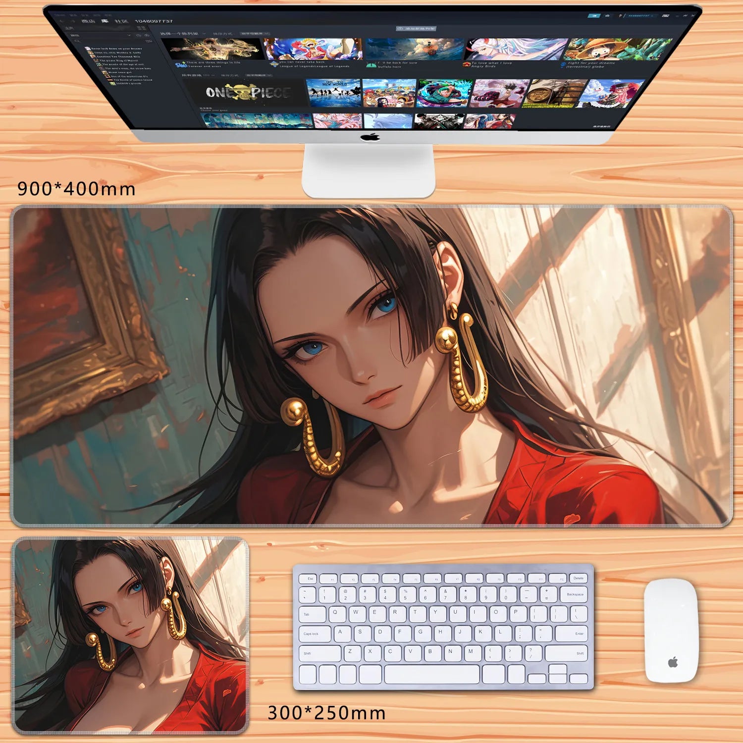 NovaDesk™ Anime XL Gaming Mouse Pad