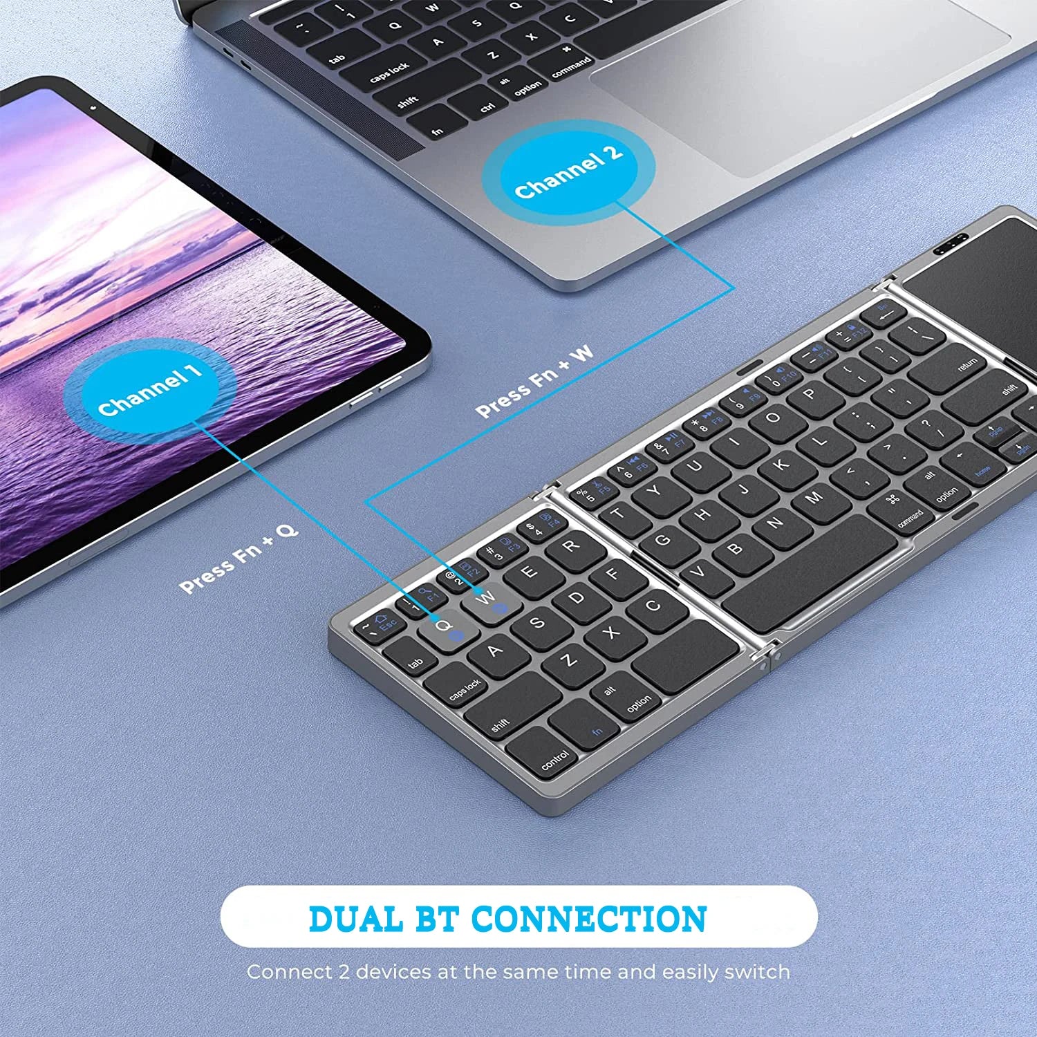 NovaFold™ Wireless Travel Keyboard