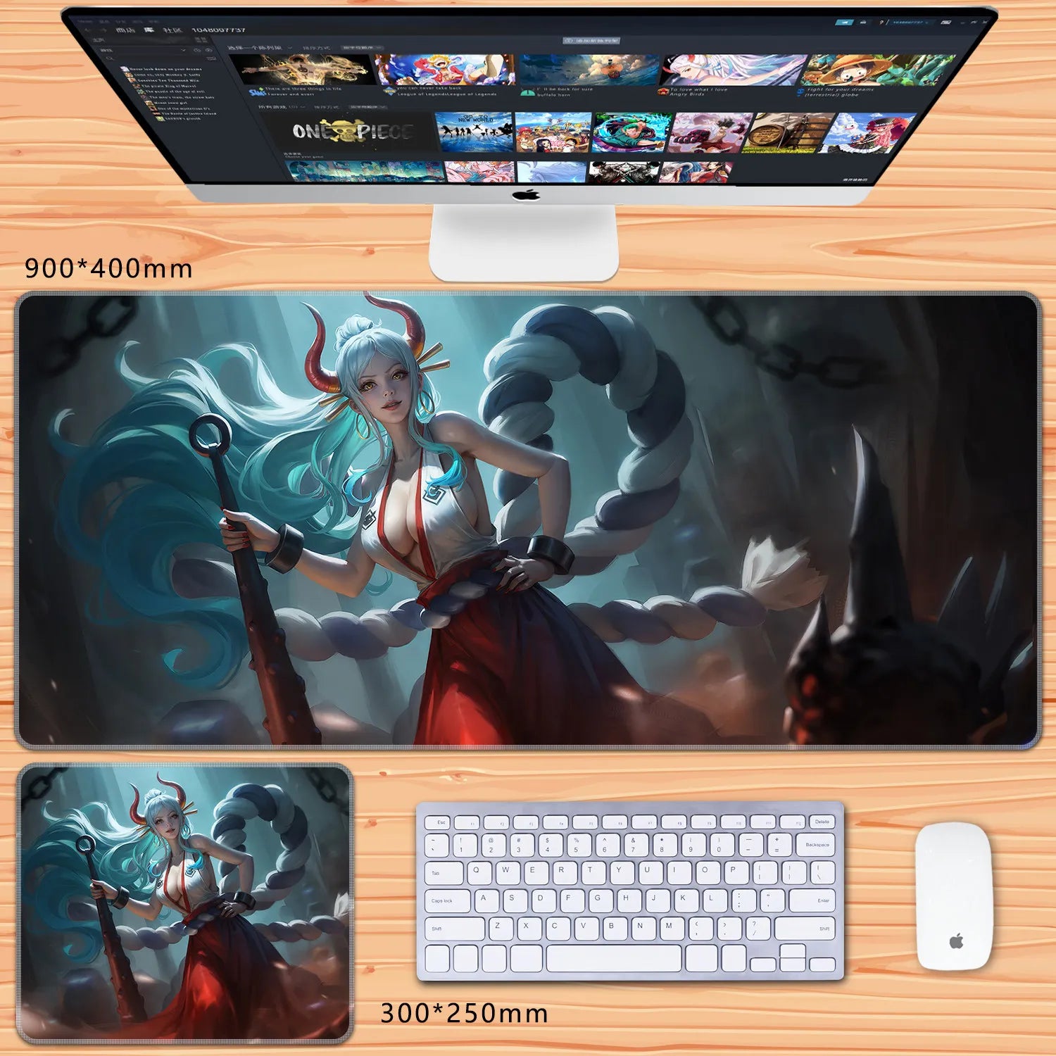 NovaDesk™ Anime XL Gaming Mouse Pad