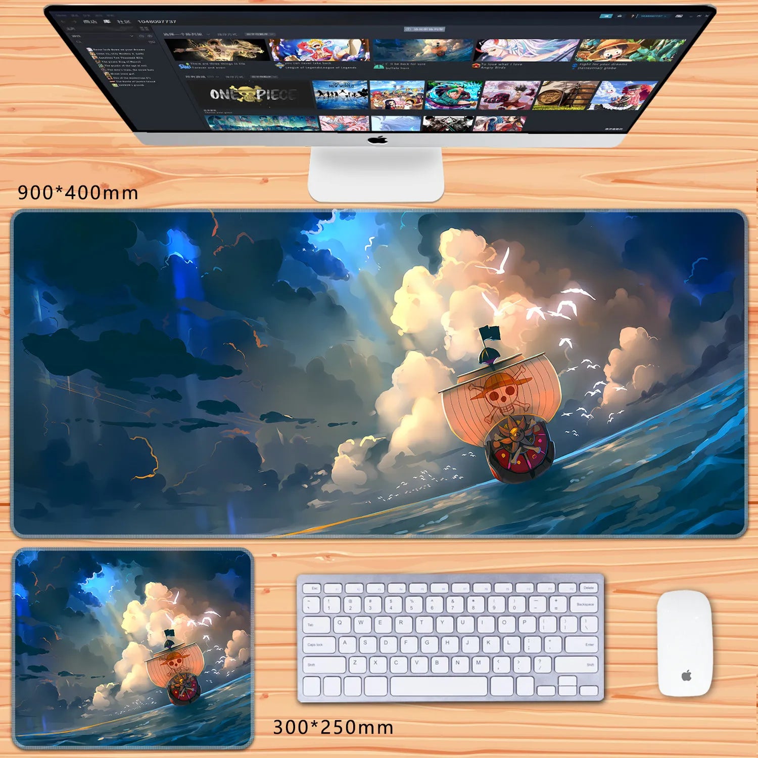 NovaDesk™ Anime XL Gaming Mouse Pad