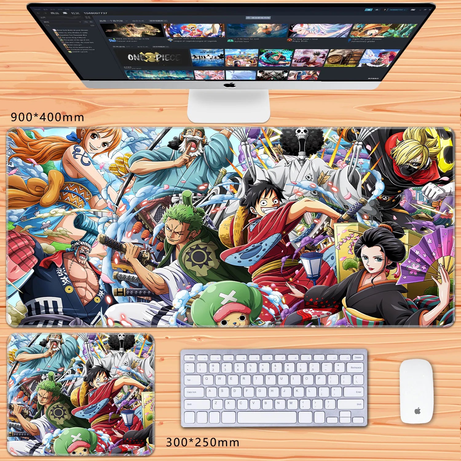 NovaDesk™ Anime XL Gaming Mouse Pad
