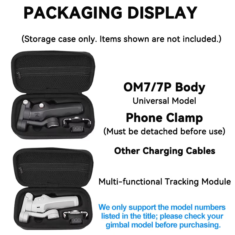 NovaGuard™ DJI Osmo Mobile 7/7P/8 Protective Carry Case