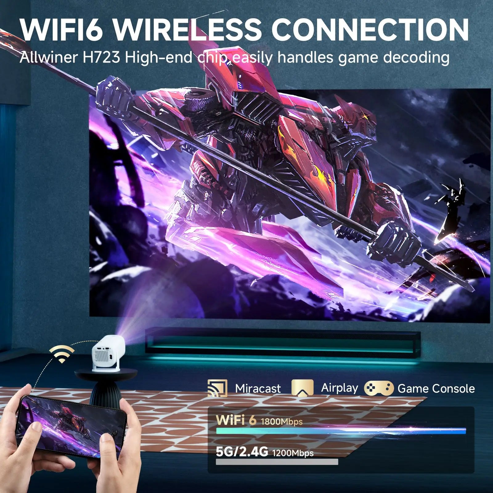 NovaBeam™ P30 Pro Smart Projector