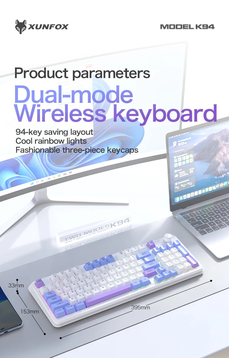 NovaKeys™ K94 Wireless Gaming Keyboard